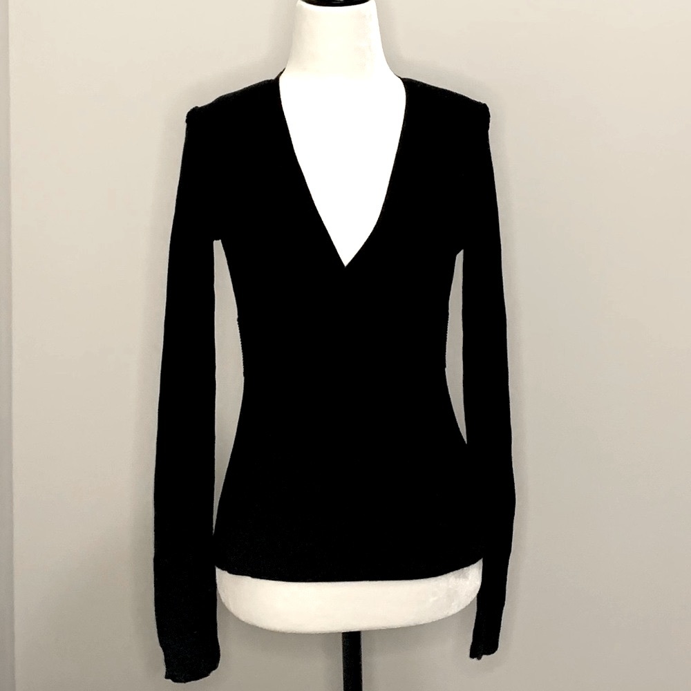 Burberry plunge Silk top